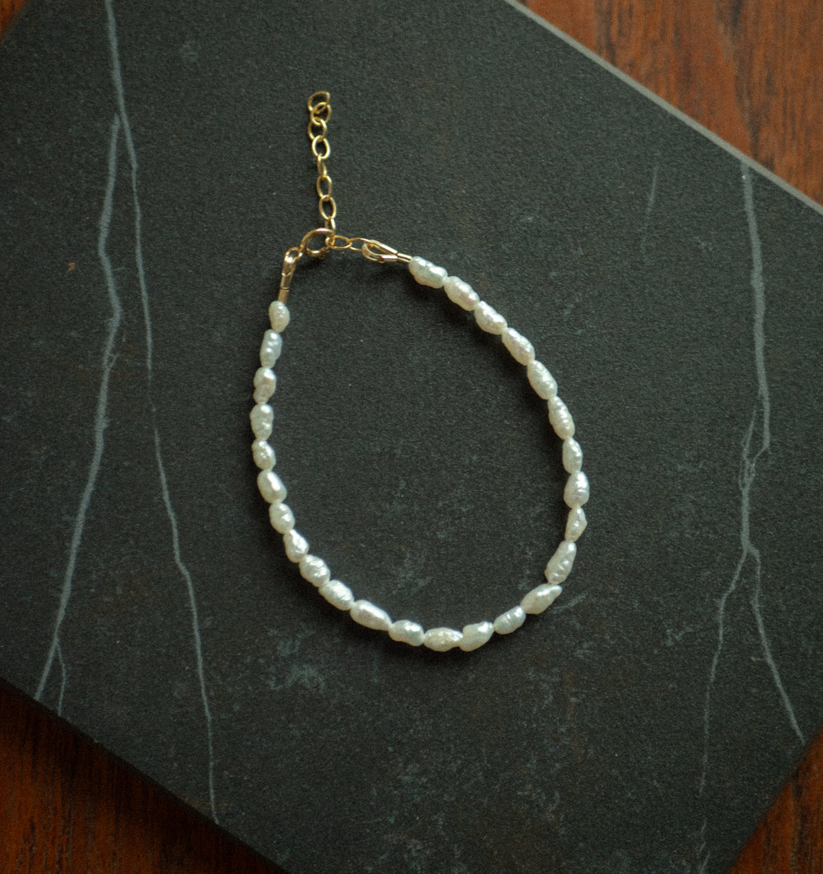 Seashell Rice Bracelet