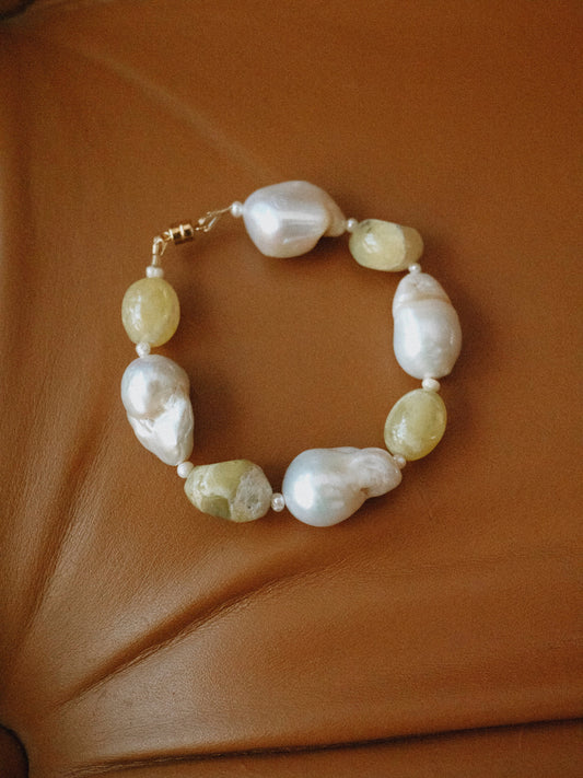 Glassy Lemon Curd Bracelet